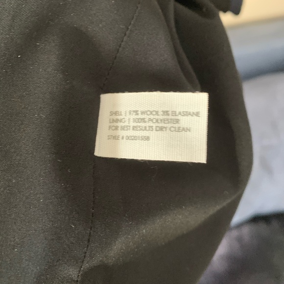 Club Monaco Bodycon Navy Dress with black sash, Wool - Size 2 - Picture 7 of 7